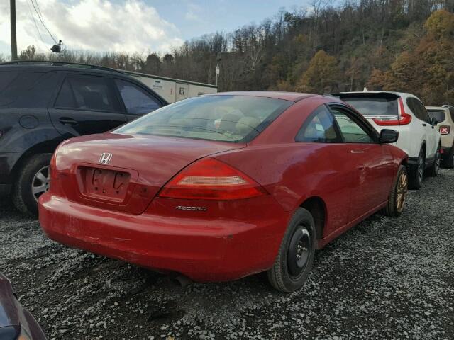 1HGCM72663A032074 - 2003 HONDA ACCORD EX 红色 照片 4