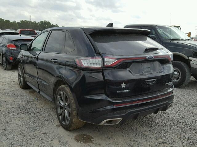 2FMPK4AP2GBC20790 - 2016 FORD EDGE SPORT BLACK photo 3