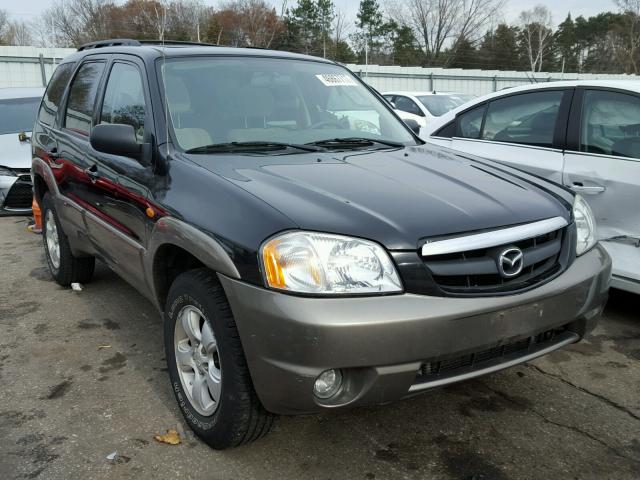 4F2YZ94114KM05357 - 2004 MAZDA TRIBUTE BLACK photo 1