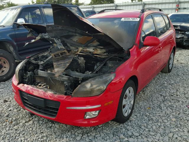 KMHDC8AE6AU077589 - 2010 HYUNDAI ELANTRA TO RED photo 2