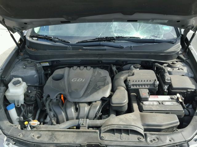 5NPEC4AC7CH351167 - 2012 HYUNDAI SONATA SE GRAY photo 7