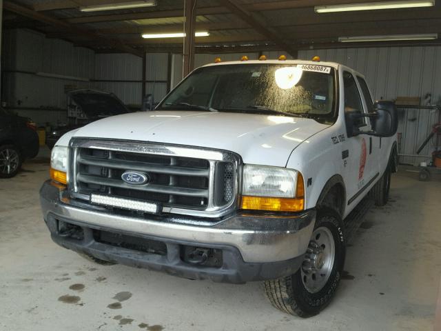 1FTNW20S1YED04552 - 2000 FORD F250 SUPER WHITE photo 2