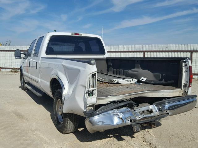 1FTNW20S1YED04552 - 2000 FORD F250 SUPER WHITE photo 3