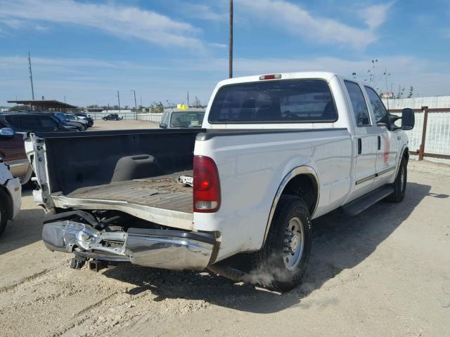 1FTNW20S1YED04552 - 2000 FORD F250 SUPER WHITE photo 4