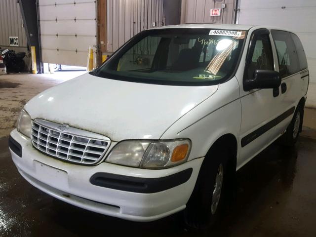 1GNDU23E9YD369248 - 2000 CHEVROLET VENTURE EC WHITE photo 2