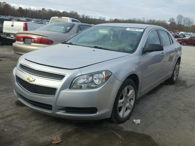 1G1ZB5E1XBF170987 - 2011 CHEVROLET MALIBU LS SILVER photo 2