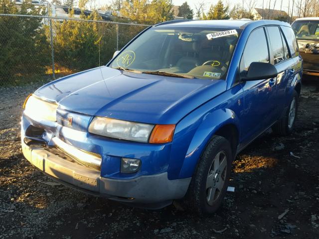 5GZCZ63414S807396 - 2004 SATURN VUE BLUE photo 2