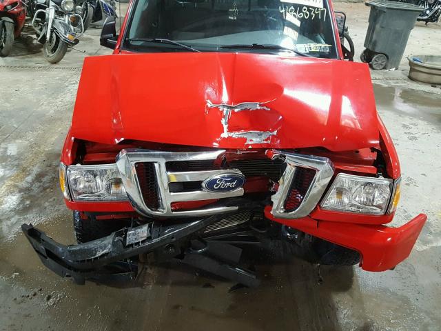 1FTLR4FE6BPA08188 - 2011 FORD RANGER SUP RED photo 7