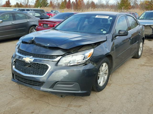 1G11B5SL8EF175337 - 2014 CHEVROLET MALIBU LS GRAY photo 2