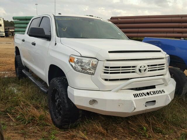 5TFDW5F13FX481343 - 2015 TOYOTA TUNDRA CRE WHITE photo 1