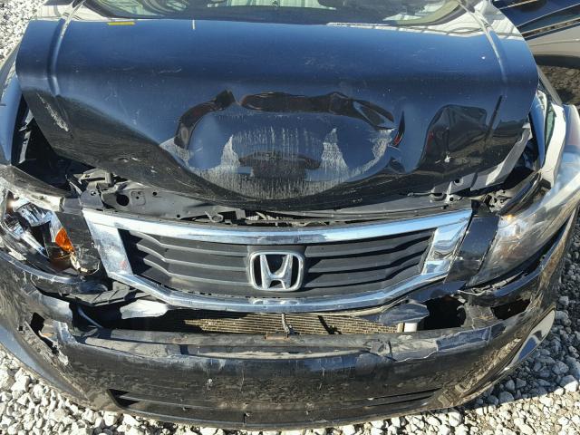 1HGCP26829A102216 - 2009 HONDA ACCORD EXL BLACK photo 7