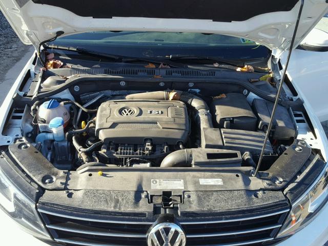 3VWL17AJ3GM222689 - 2016 VOLKSWAGEN JETTA SEL WHITE photo 7