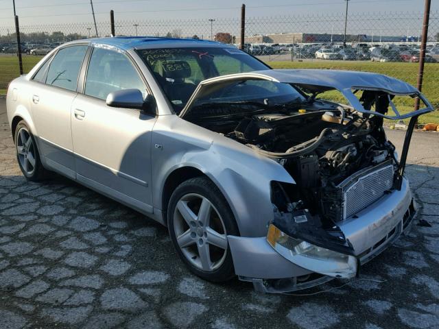 WAULC68E25A118850 - 2005 AUDI A4 1.8T QU SILVER photo 1