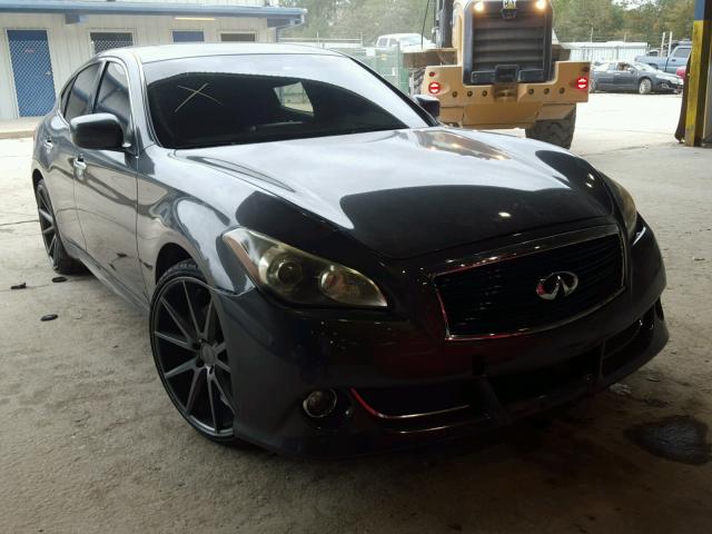 JN1BY1AP0BM322087 - 2011 INFINITI M37 GRAY photo 1