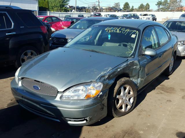 1FAFP56U67A135023 - 2007 FORD TAURUS SEL GREEN photo 2