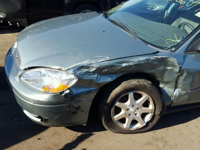 1FAFP56U67A135023 - 2007 FORD TAURUS SEL GREEN photo 9