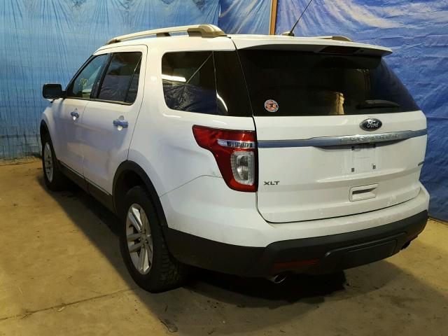 1FM5K8D87FGB32182 - 2015 FORD EXPLORER X WHITE photo 3