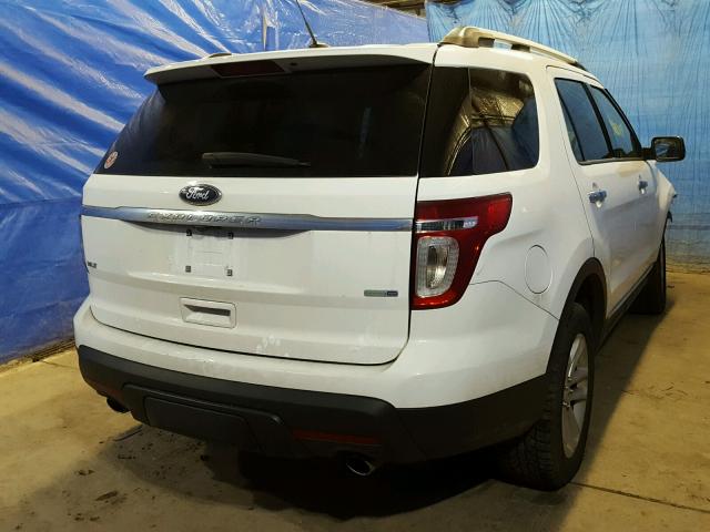 1FM5K8D87FGB32182 - 2015 FORD EXPLORER X WHITE photo 4