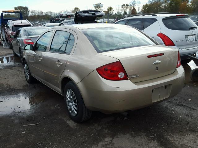 1G1AK52FX57627650 - 2005 CHEVROLET COBALT GOLD photo 3