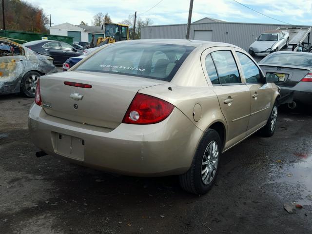 1G1AK52FX57627650 - 2005 CHEVROLET COBALT GOLD photo 4