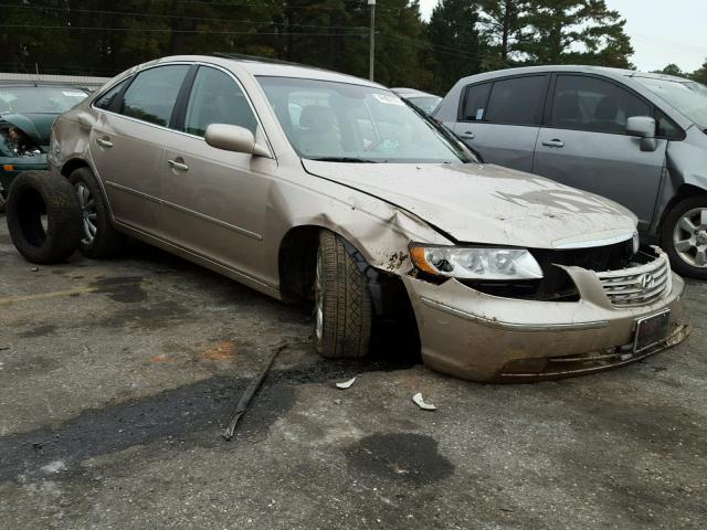 KMHFC46F57A202711 - 2007 HYUNDAI AZERA SE CREAM photo 1