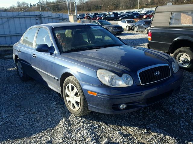 KMHWF25H15A163448 - 2005 HYUNDAI SONATA GL BLUE photo 1