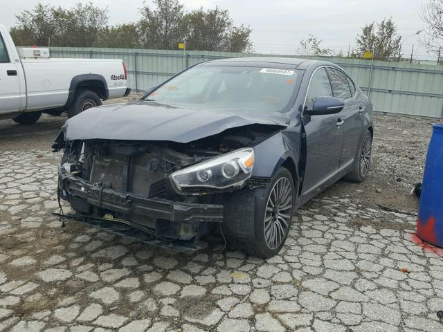 KNALN4D76F5179828 - 2015 KIA CADENZA PR GRAY photo 2