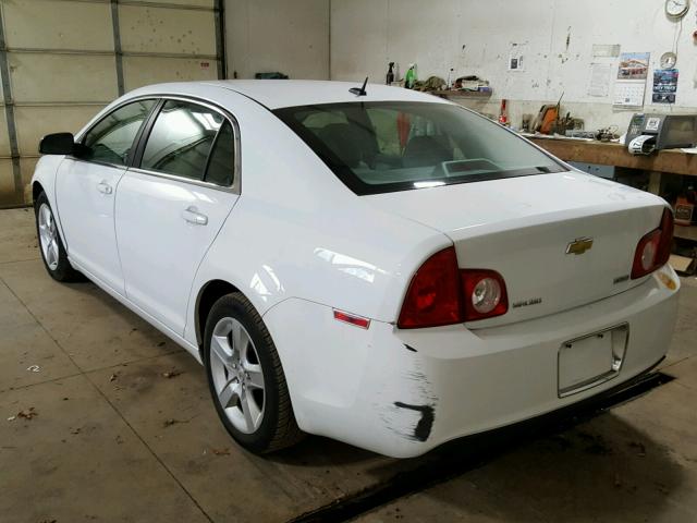 1G1ZA5E01AF221866 - 2010 CHEVROLET MALIBU LS أبيض صورة 3
