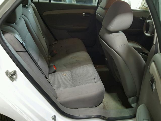 1G1ZA5E01AF221866 - 2010 CHEVROLET MALIBU LS أبيض صورة 6