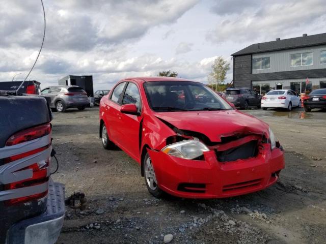 KL1TD55677B132402 - 2007 CHEVROLET AVEO BASE Czerwony zdjęcie 1