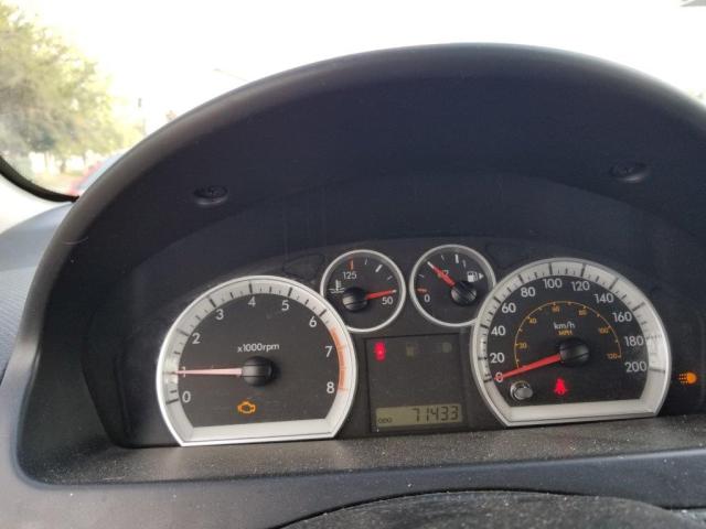 KL1TD55677B132402 - 2007 CHEVROLET AVEO BASE Czerwony zdjęcie 8