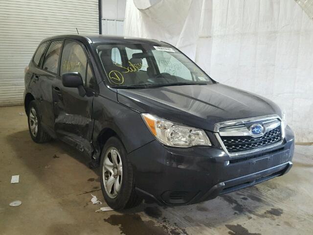 JF2SJAAC3FH541382 - 2015 SUBARU FORESTER 2 BLACK photo 1