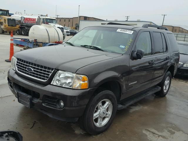 1FMZU63K85UB12648 - 2005 FORD EXPLORER X GRAY photo 2