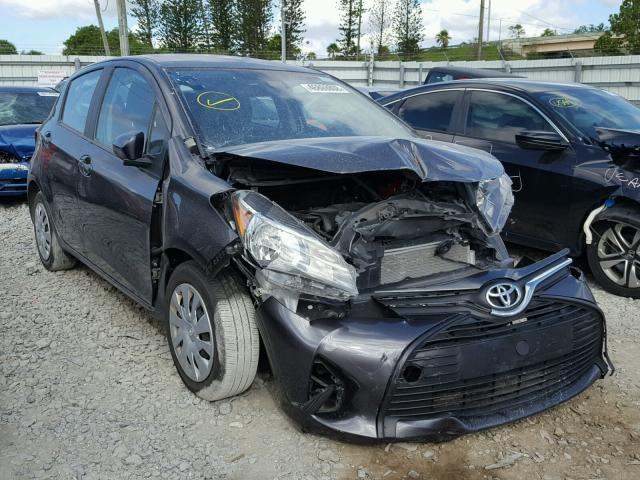 VNKKTUD37HA072998 - 2017 TOYOTA YARIS L GRAY photo 1