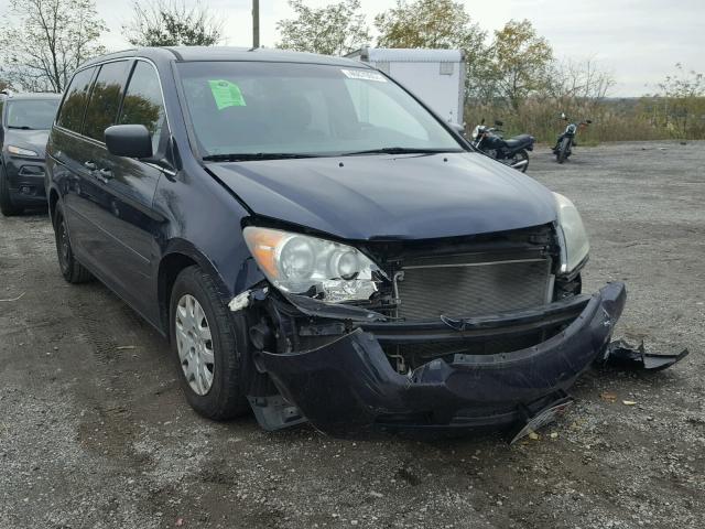 5FNRL38258B098297 - 2008 HONDA ODYSSEY LX BLUE photo 1