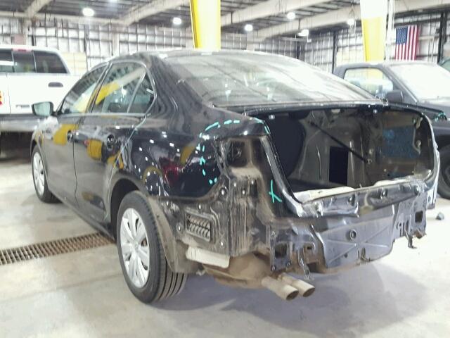 3VW2K7AJ8CM387155 - 2012 VOLKSWAGEN JETTA BASE BLACK photo 3