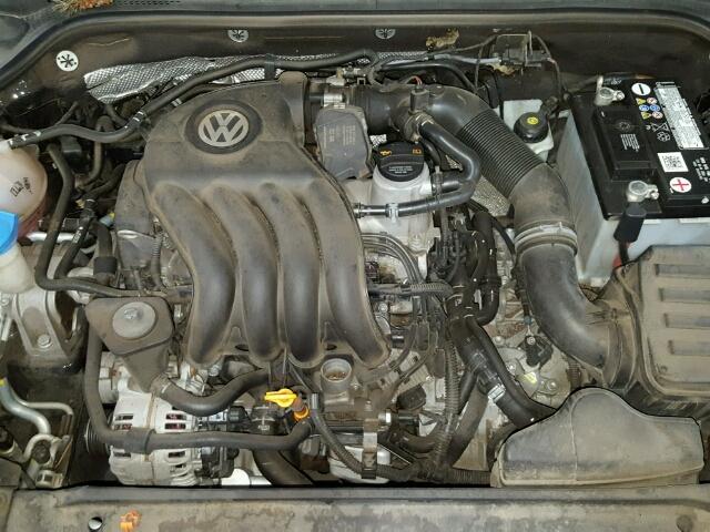 3VW2K7AJ8CM387155 - 2012 VOLKSWAGEN JETTA BASE BLACK photo 7