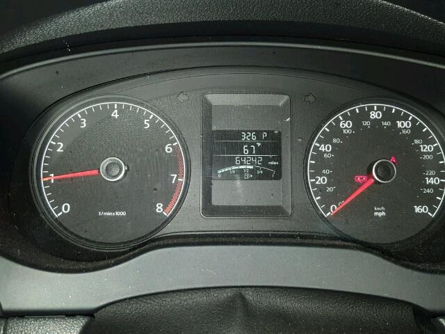 3VW2K7AJ8CM387155 - 2012 VOLKSWAGEN JETTA BASE BLACK photo 8