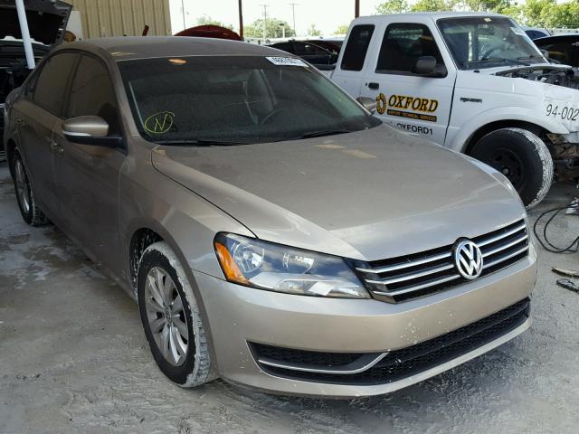 1VWAT7A30FC030312 - 2015 VOLKSWAGEN PASSAT S أسمر صورة 1
