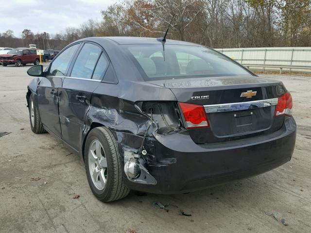 1G1PC5SB7E7402834 - 2014 CHEVROLET CRUZE LT GRAY photo 3