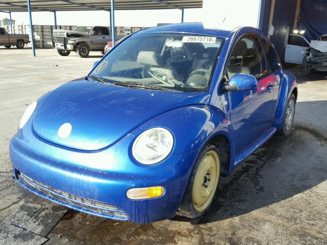 3VWBK21C73M409229 - 2003 VOLKSWAGEN NEW BEETLE 蓝色 照片 2