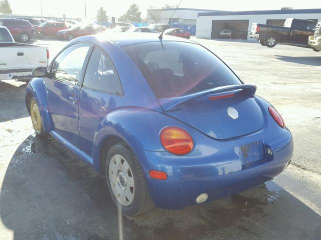 3VWBK21C73M409229 - 2003 VOLKSWAGEN NEW BEETLE 蓝色 照片 3