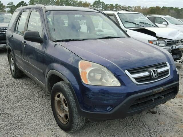 JHLRD68403C014279 - 2003 HONDA CR-V LX BLUE photo 1