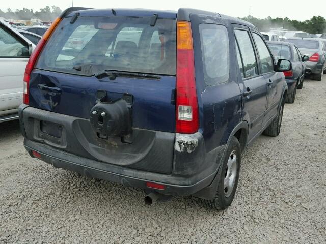 JHLRD68403C014279 - 2003 HONDA CR-V LX BLUE photo 4