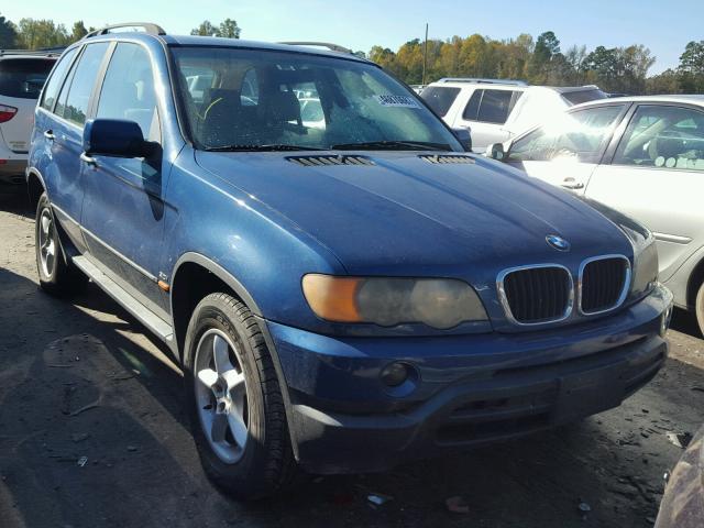 WBAFA53531LM65851 - 2001 BMW X5 3.0I BLUE photo 1