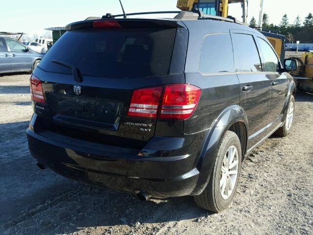 3D4GG57V99T591442 - 2009 DODGE JOURNEY BLACK photo 4