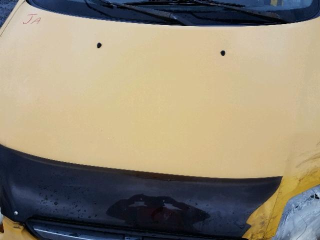 KL1TD65637B752346 - 2007 CHEVROLET AVEO BASE Żółty zdjęcie 7