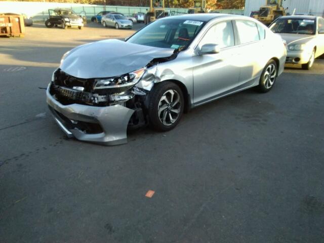 1HGCR2F85GA088707 - 2016 HONDA ACCORD EXL SILVER photo 2