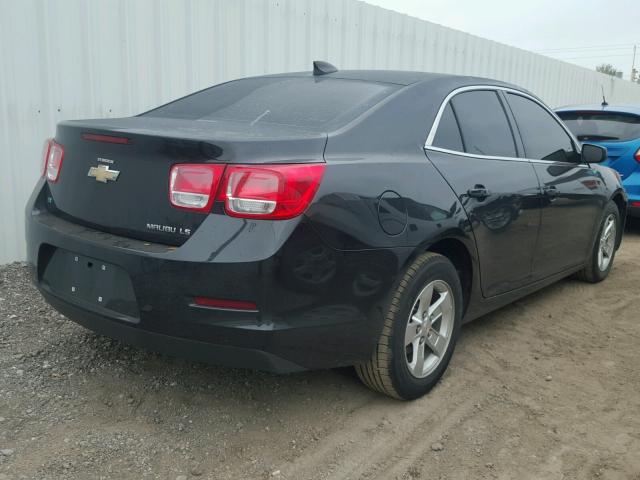 1G11B5SLXFF220747 - 2015 CHEVROLET MALIBU LS BLACK photo 4