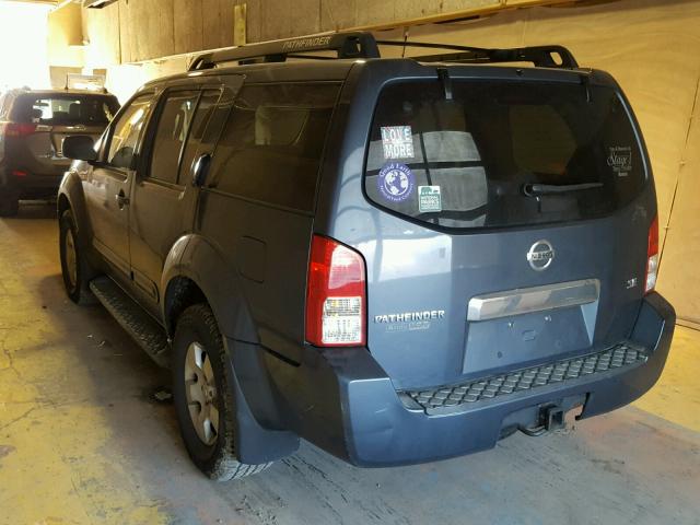 5N1AR18W96C653471 - 2006 NISSAN PATHFINDER CHARCOAL photo 3